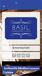 Mobile Screenshot of basilmedbistro.com